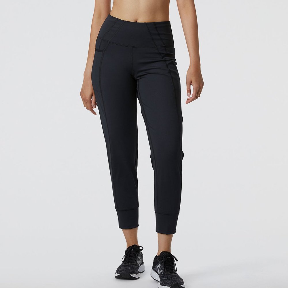 NWT Women's New Balance Shape Shield Jogger Pants, Ultra HR sz XS, Black